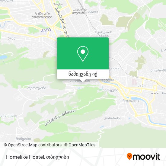 Homelike Hostel რუკა