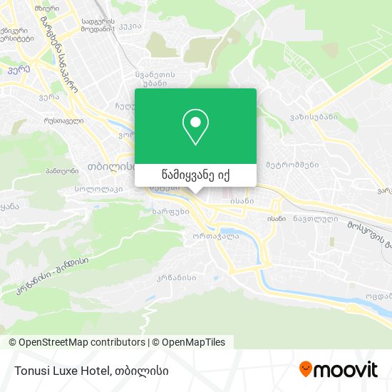 Tonusi Luxe Hotel რუკა
