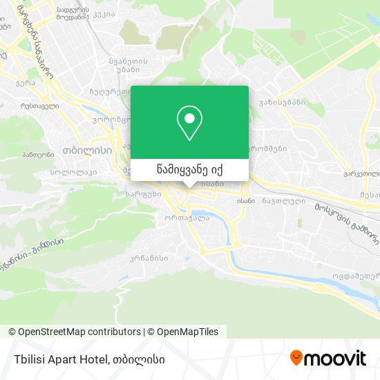 Tbilisi Apart Hotel რუკა