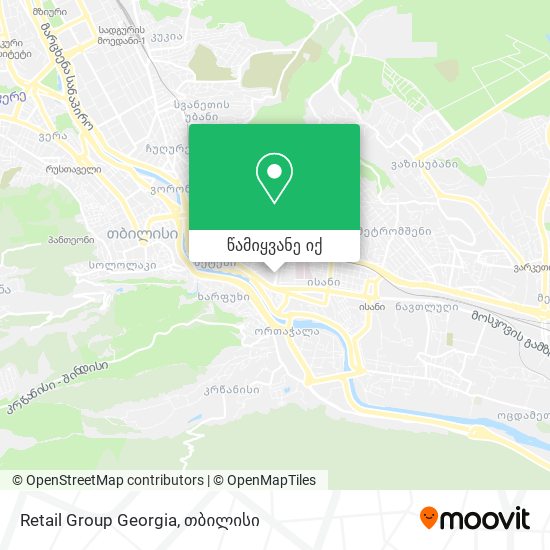 Retail Group Georgia რუკა