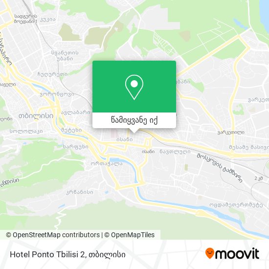 Hotel Ponto Tbilisi 2 რუკა