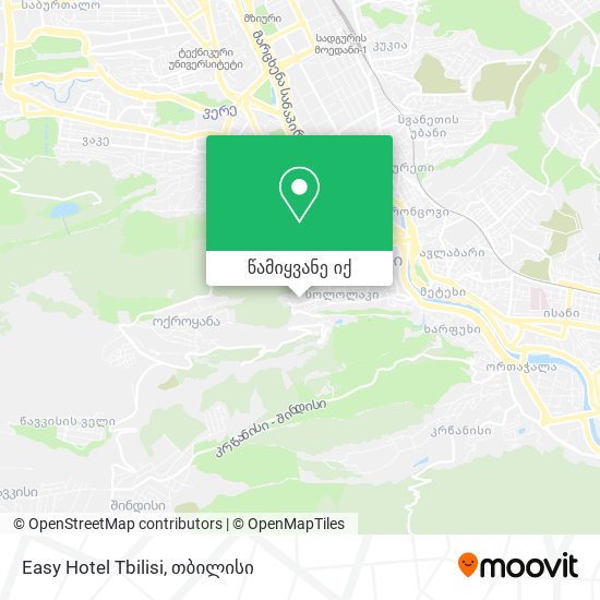 Easy Hotel Tbilisi რუკა