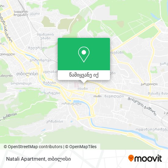 Natali Apartment რუკა