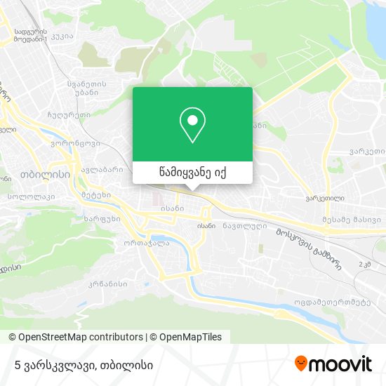5 ვარსკვლავი რუკა