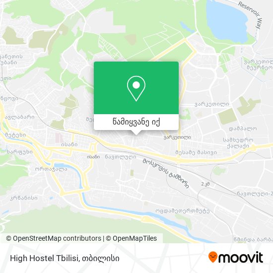 High Hostel Tbilisi რუკა