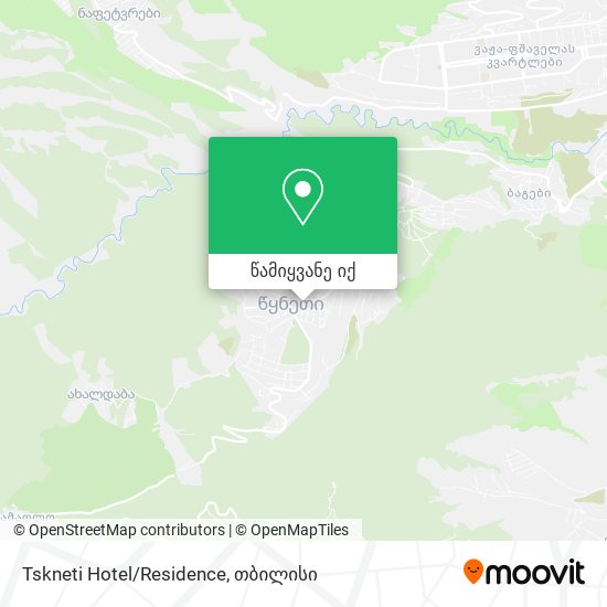 Tskneti Hotel/Residence რუკა