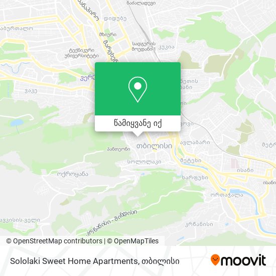 Sololaki Sweet Home Apartments რუკა