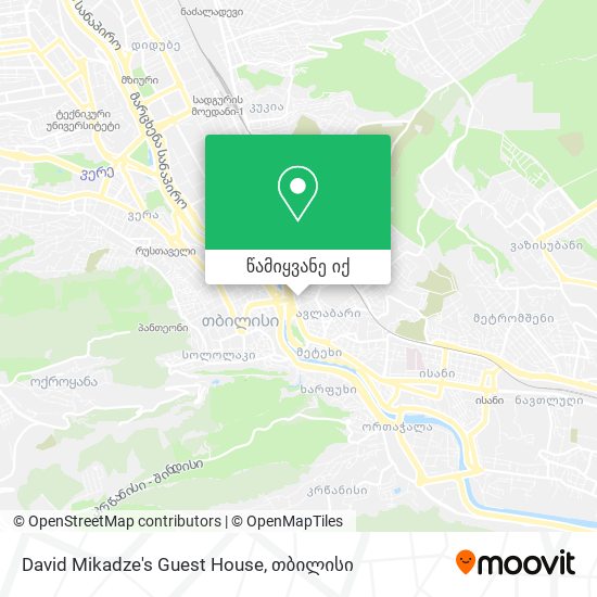 David Mikadze's Guest House რუკა