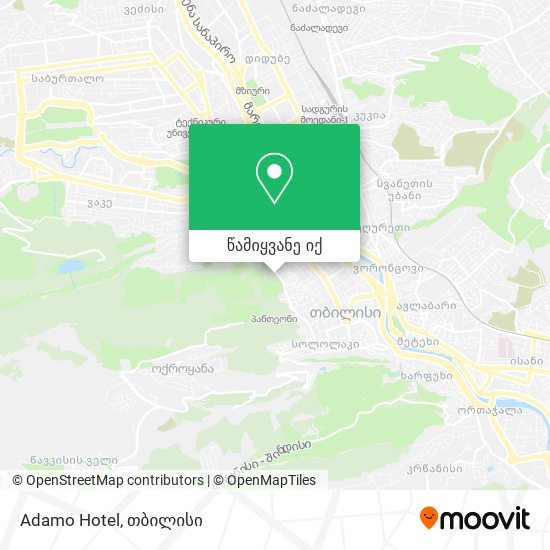 Adamo Hotel რუკა