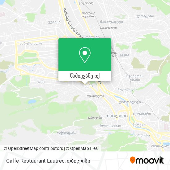 Caffe-Restaurant Lautrec რუკა