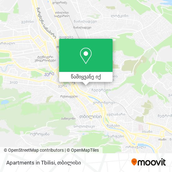Apartments in Tbilisi რუკა