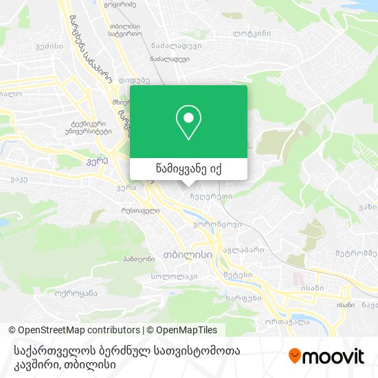 საქართველოს ბერძნულ სათვისტომოთა კავშირი რუკა