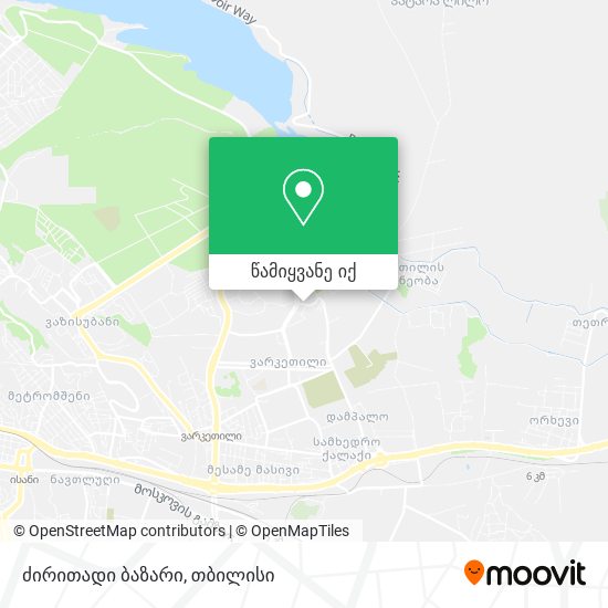 ძირითადი ბაზარი რუკა