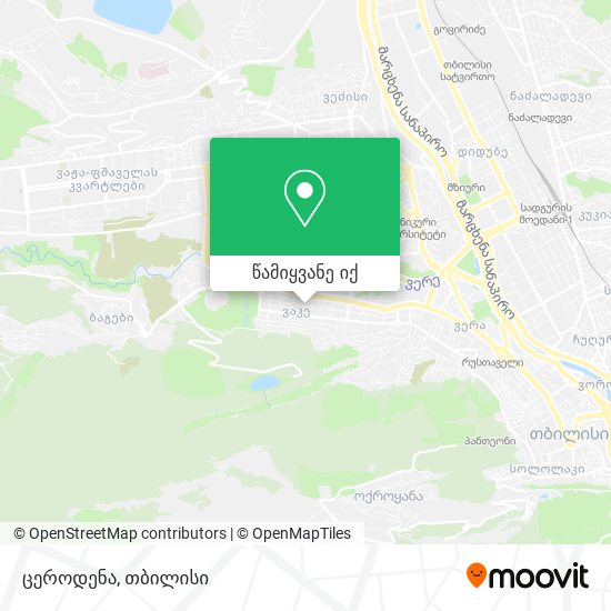 ცეროდენა რუკა