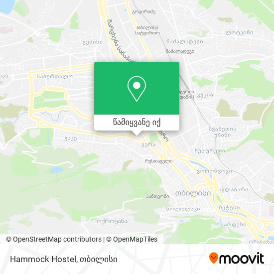 Hammock Hostel რუკა