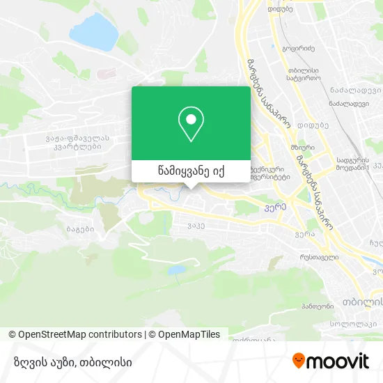 ზღვის აუზი რუკა