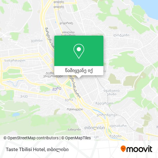 Taste Tbilisi Hotel რუკა