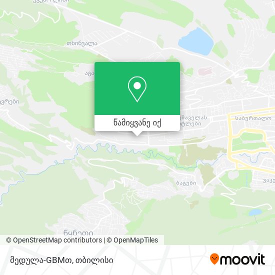 მედულა-GBMთ რუკა