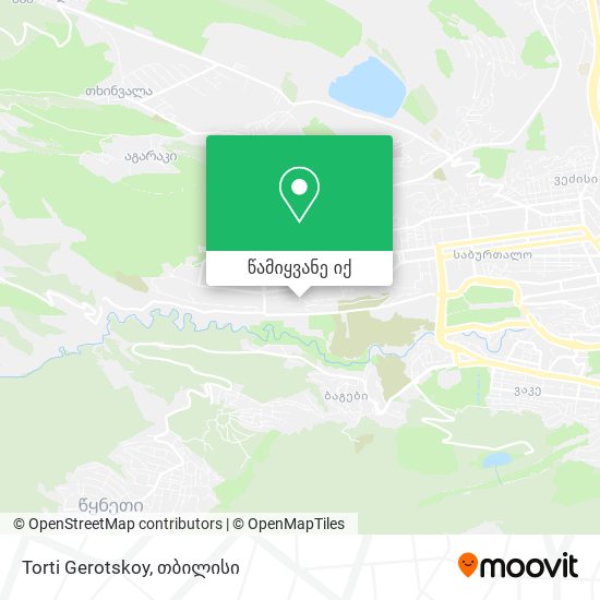 Torti Gerotskoy რუკა