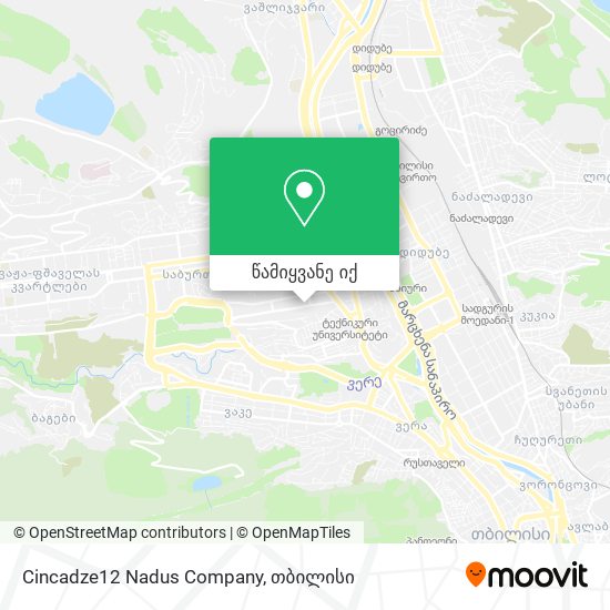 Cincadze12 Nadus Company რუკა