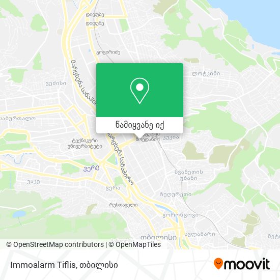 Immoalarm Tiflis რუკა