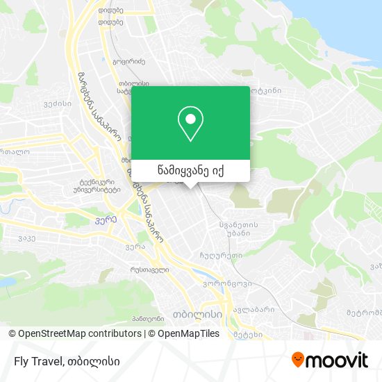 Fly Travel რუკა