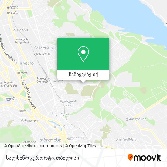 სალხინო კურორტი რუკა