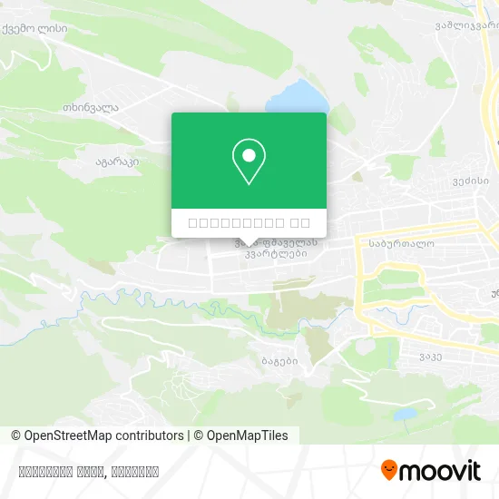 თოფურიას ქუჩა რუკა