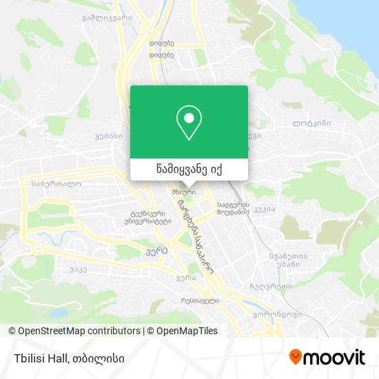 Tbilisi Hall რუკა