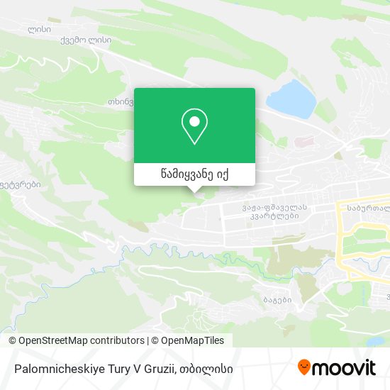 Palomnicheskiye Tury V Gruzii რუკა