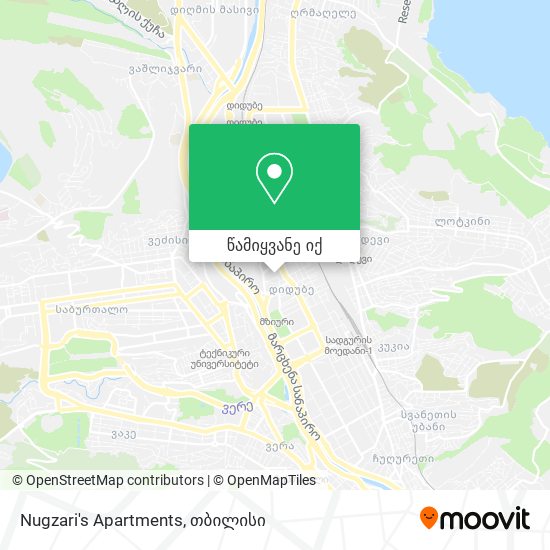 Nugzari's Apartments რუკა