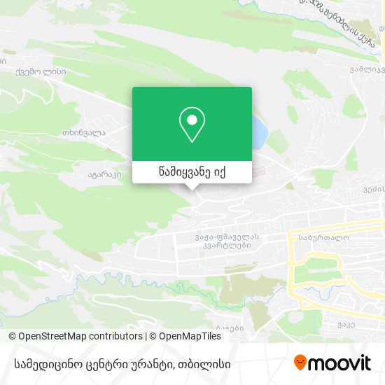 სამედიცინო ცენტრი ურანტი რუკა