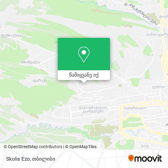 Skolis Ezo რუკა