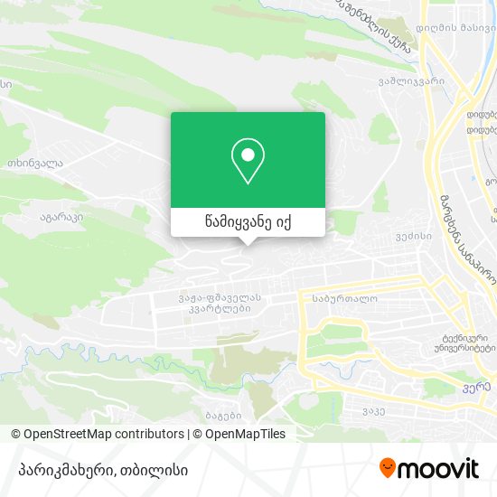 პარიკმახერი რუკა