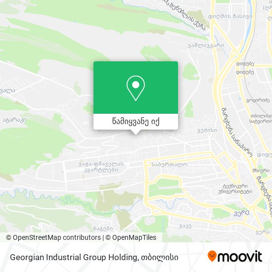 Georgian Industrial Group Holding რუკა
