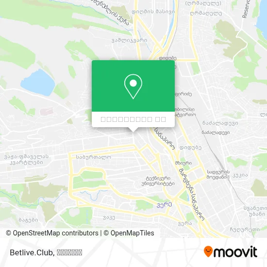 Betlive.Club რუკა