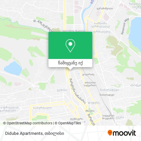 Didube Apartments რუკა