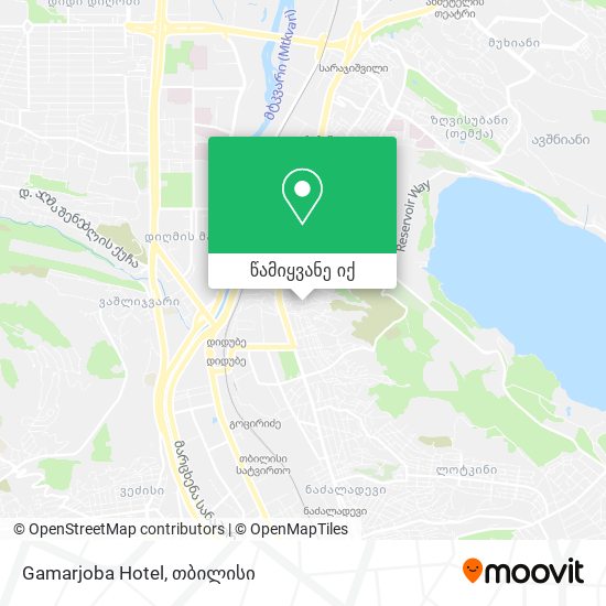 Gamarjoba Hotel რუკა