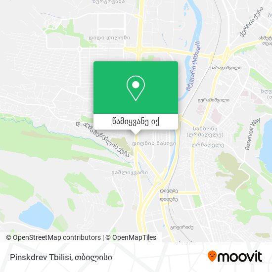 Pinskdrev Tbilisi რუკა