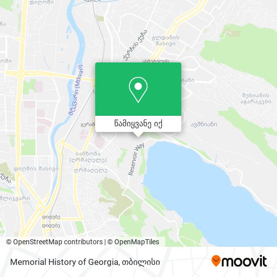 Memorial History of Georgia რუკა