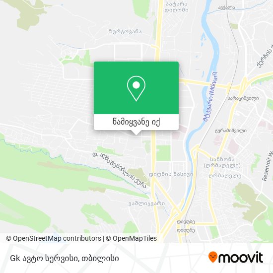Gk ავტო სერვისი რუკა