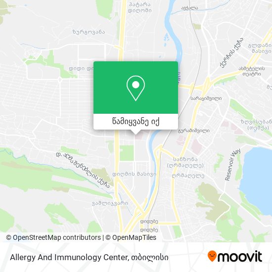 Allergy And Immunology Center რუკა