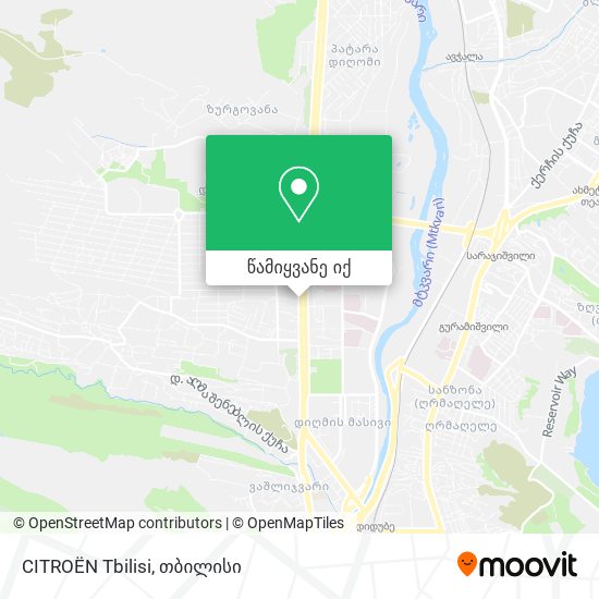CITROËN Tbilisi რუკა