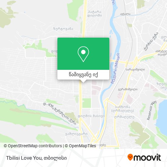 Tbilisi Love You რუკა