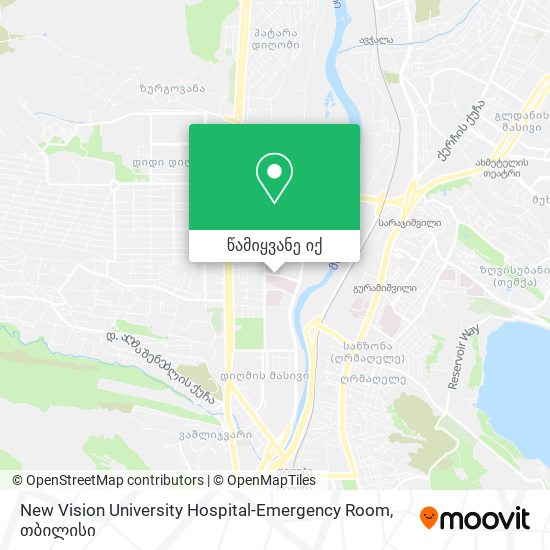 New Vision University Hospital-Emergency Room რუკა
