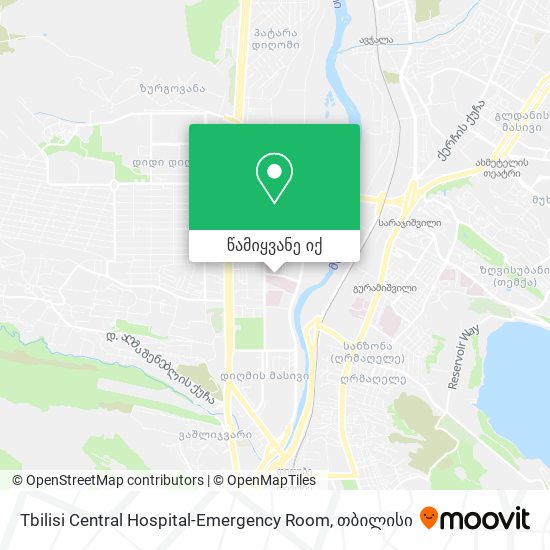 Tbilisi Central Hospital-Emergency Room რუკა