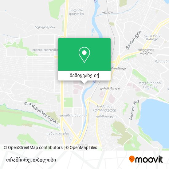 ოჩამჩირე რუკა