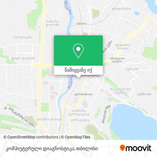 კომპიუტერული დიაგნოსტიკა რუკა