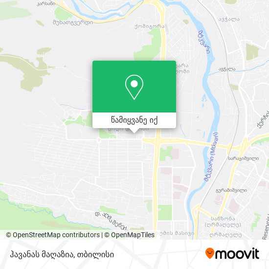 ჰავანას მაღაზია რუკა