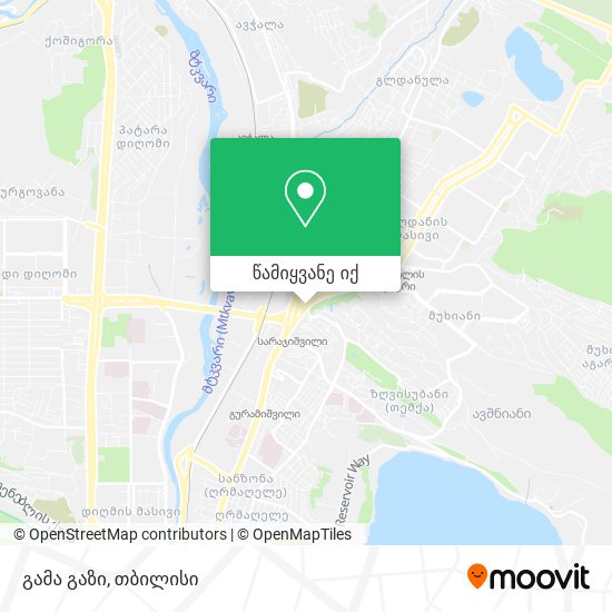 გამა გაზი რუკა